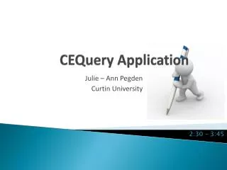 CEQuery Application