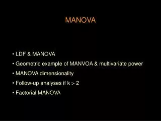 MANOVA