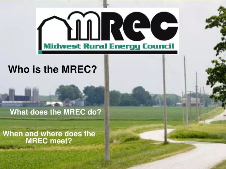 when and where does the mrec meet