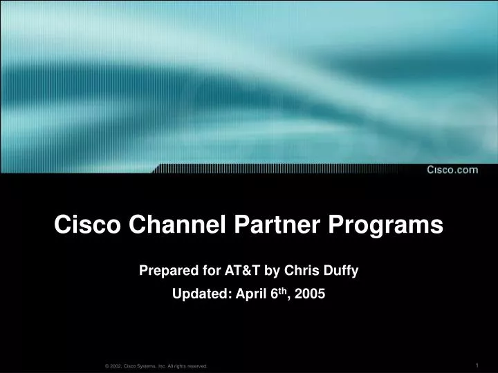 cisco channel partner programs