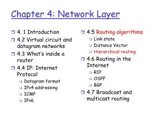 chapter 4 network layer