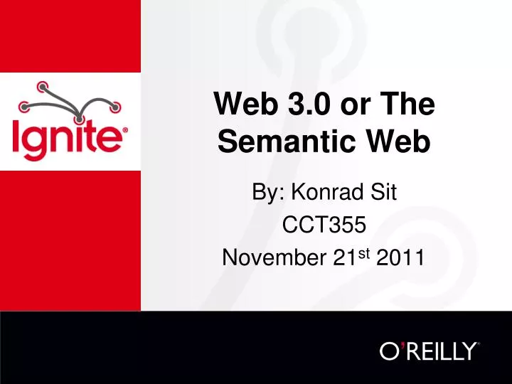 web 3 0 or the semantic web