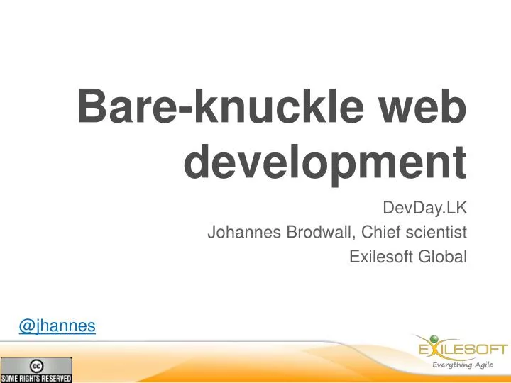 bare knuckle web development