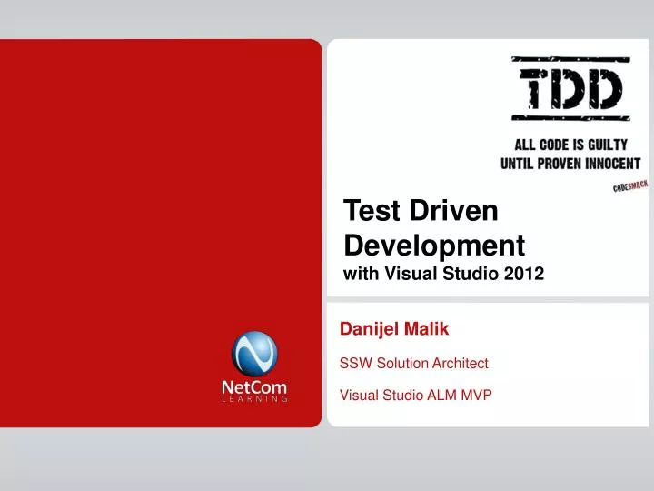 test driven development with visual studio 2012