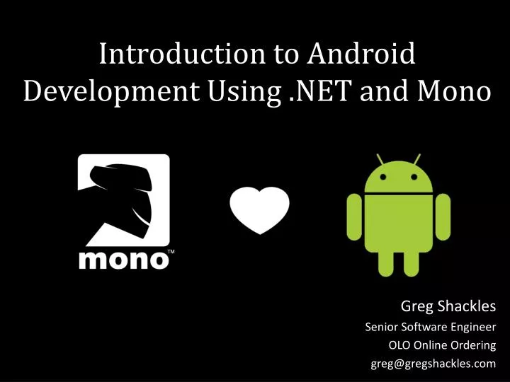 introduction to android development using net and mono