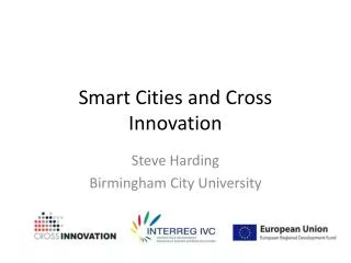 Smart Cities and Cross Innovation