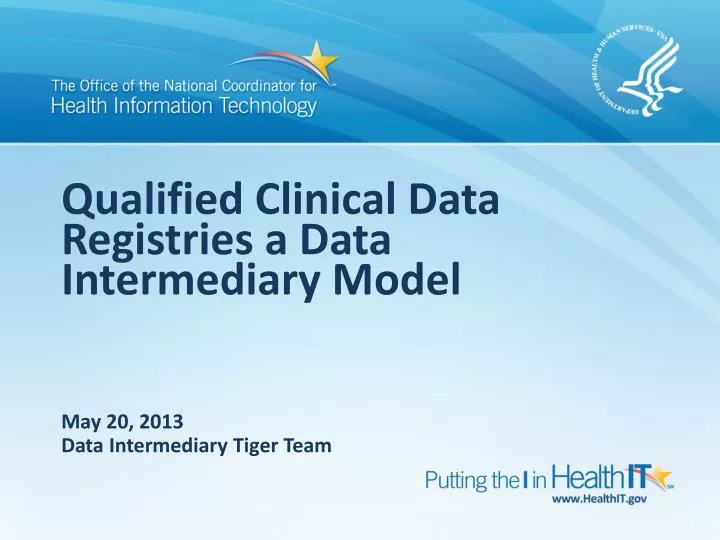 qualified clinical data registries a data intermediary model