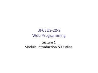 ufceus 20 2 web programming