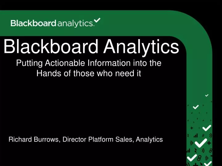 blackboard analytics