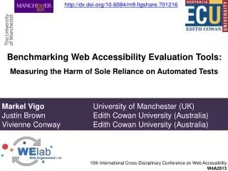 Benchmarking Web Accessibility Evaluation Tools: