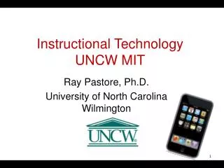 Instructional Technology UNCW MIT