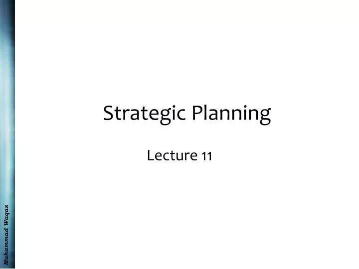 strategic planning