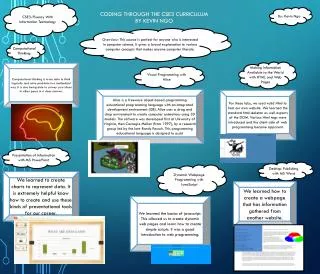 coding through the cse3 curriculum by kevin ngo