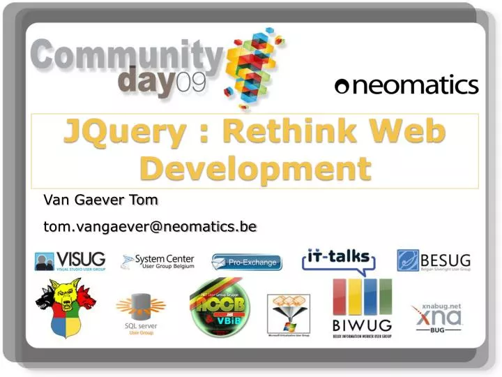 jquery rethink web development