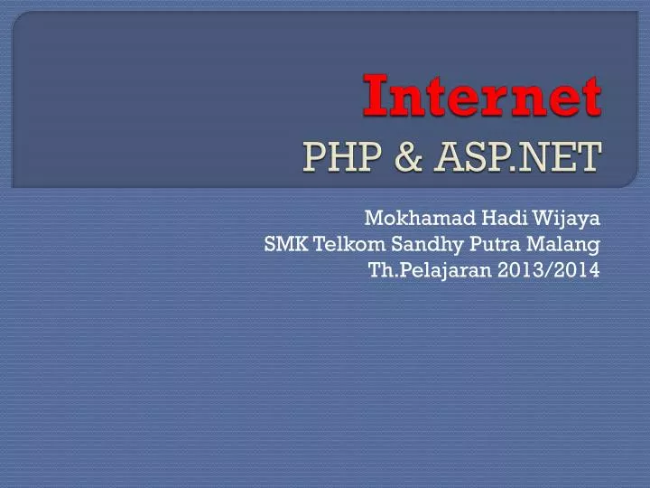 internet php asp net