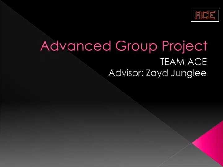 advanced group project