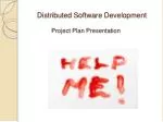 Distributed Software Development - slide 1