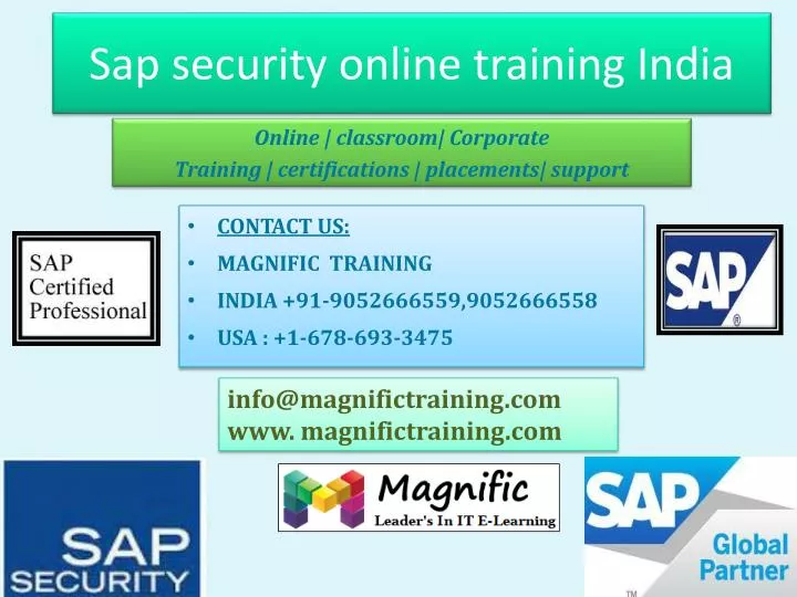sap security online training india