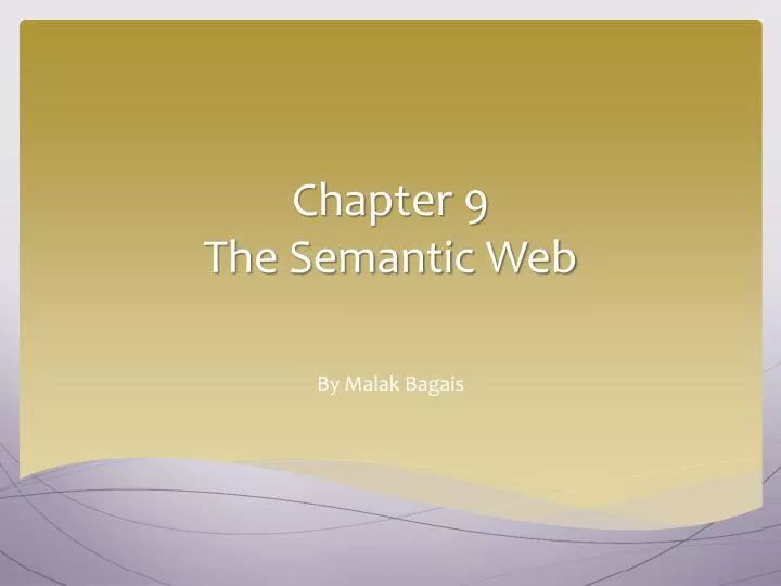 chapter 9 the semantic web