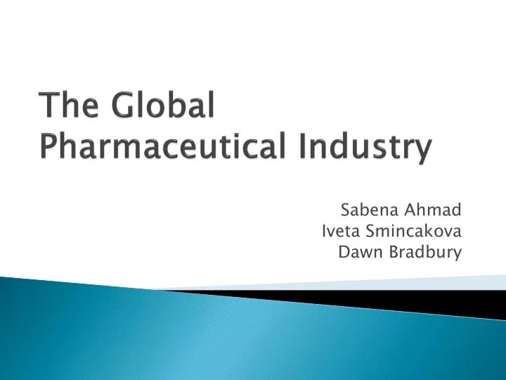 the global pharmaceutical industry