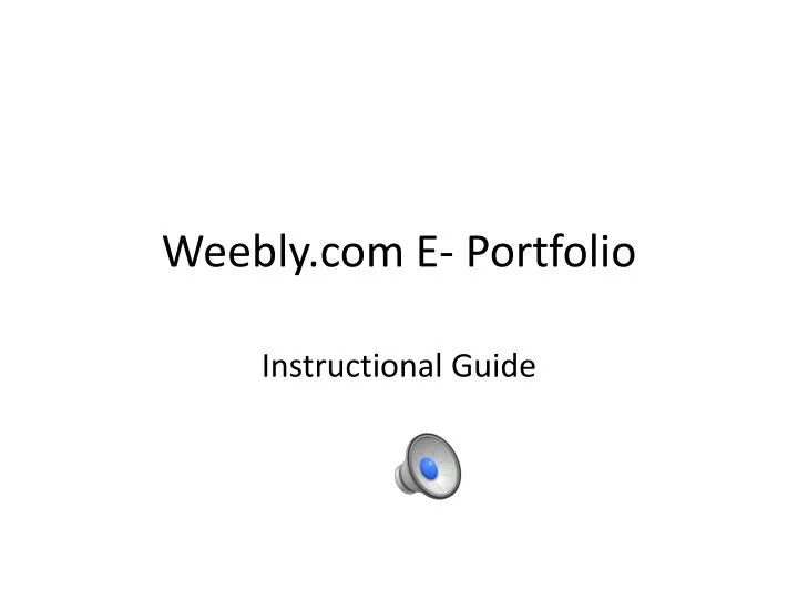 weebly com e portfolio