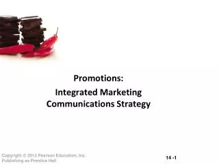 Promotions: Integrated Marketing Communications Strategy