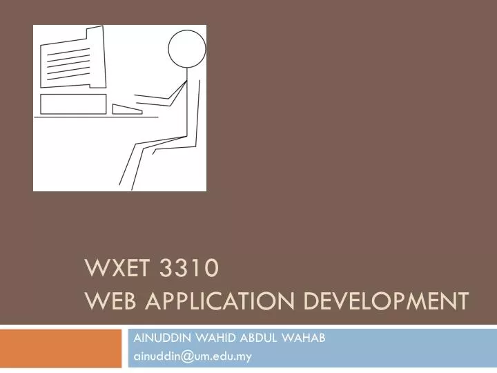 wxet 3310 web application development