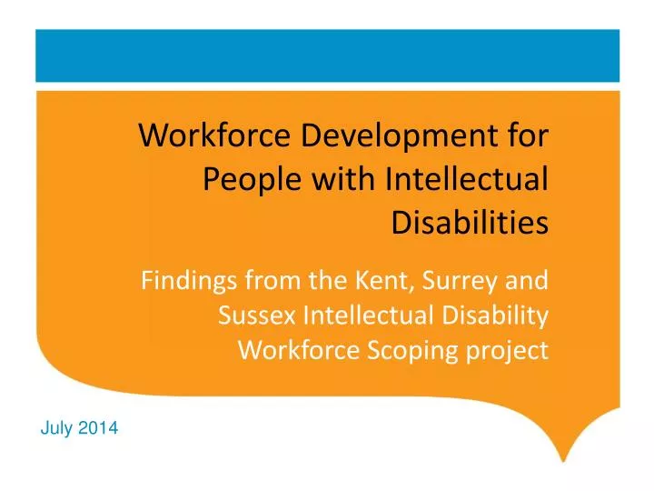 workforce development for people with intellectual disabilities