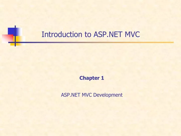 introduction to asp net mvc