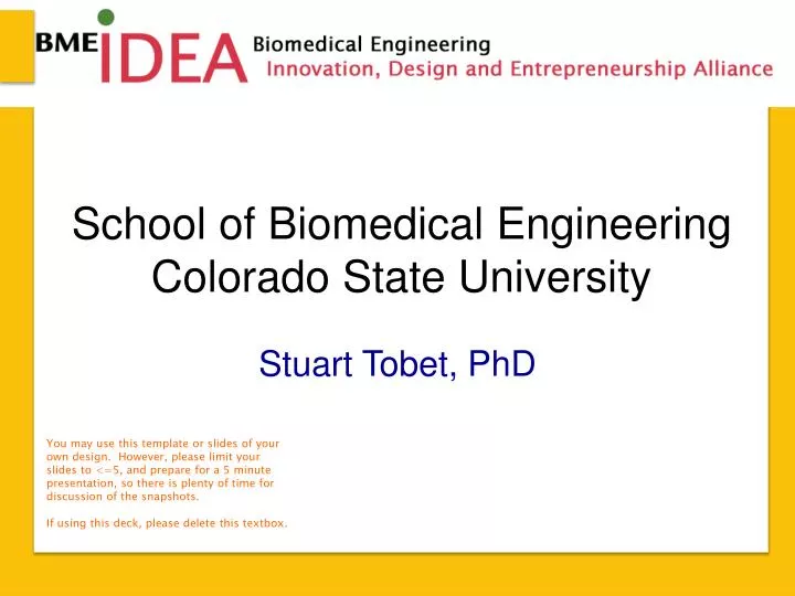school of biomedical engineering colorado state university