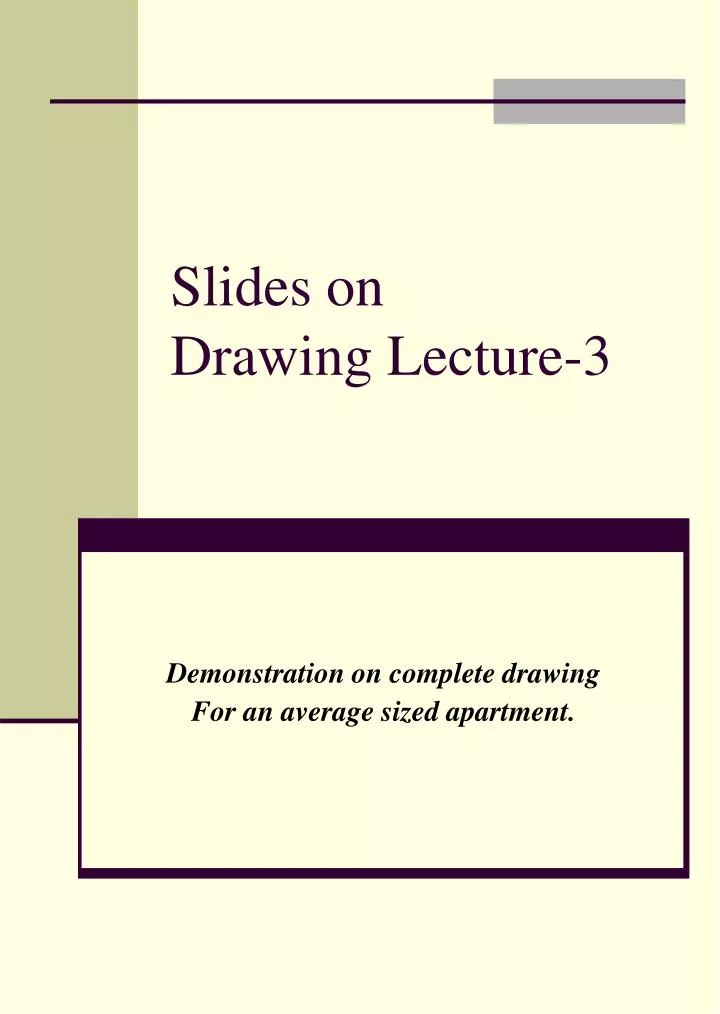slides on drawing lecture 3