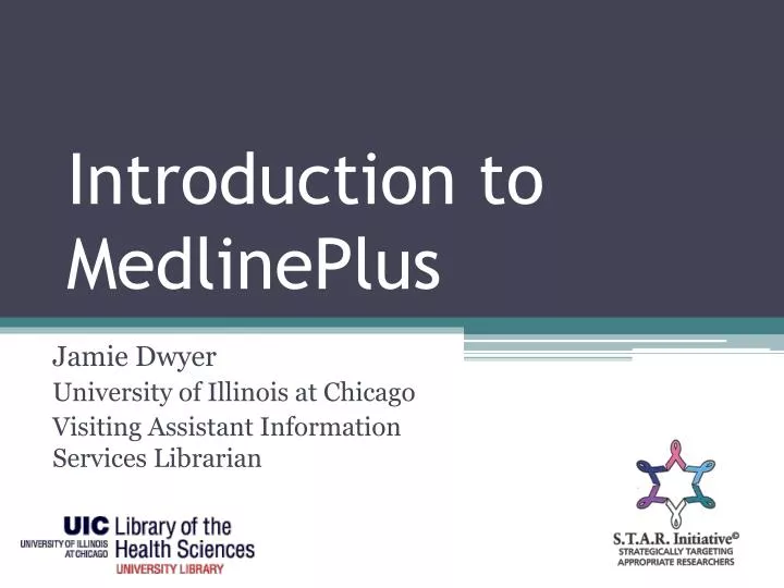 introduction to medlineplus