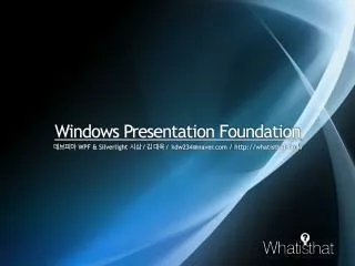 Windows Presentation Foundation