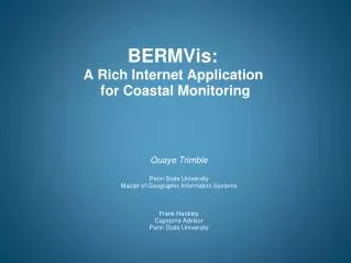 BERMVis : A Rich Internet Application for Coastal Monitoring