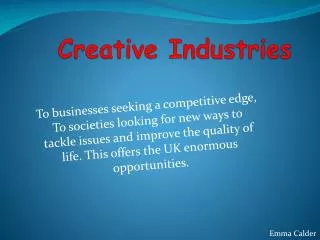creative industries