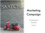 Marketing Campaign - slide 1