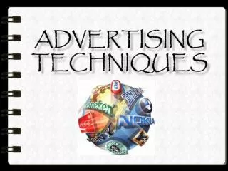 Advertising techniques