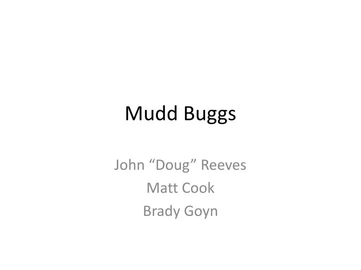 mudd buggs