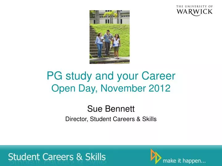 pg study and your career open day november 2012