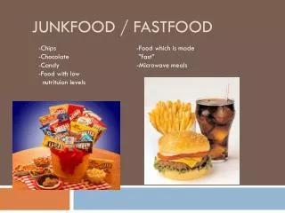 Junkfood / Fastfood
