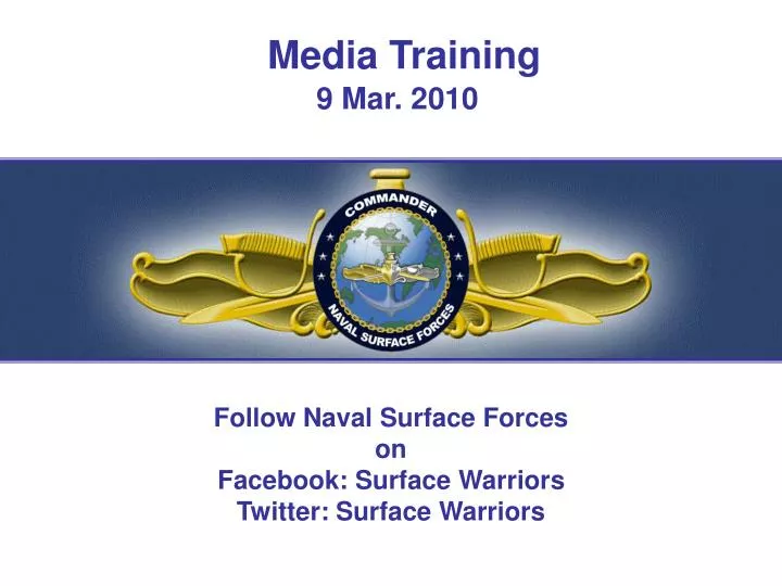 media training 9 mar 2010