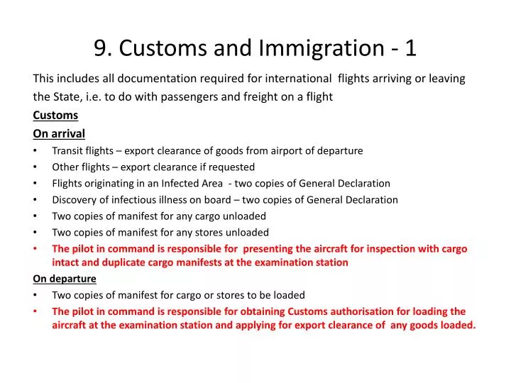 9 customs and immigration 1
