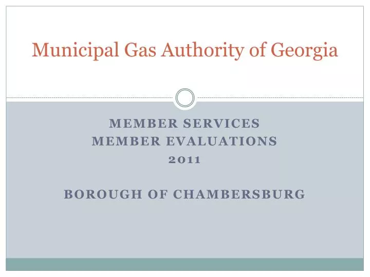 municipal gas authority of georgia