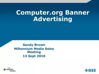 Computer Banner Advertising
