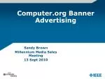 Computer Banner Advertising - slide 1