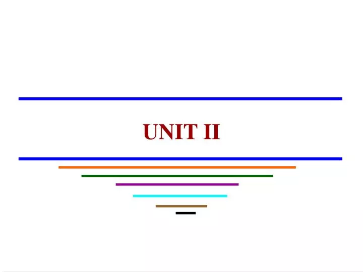 unit ii