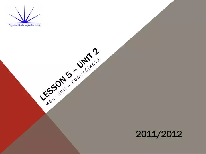 lesson 5 unit 2
