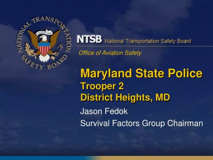 maryland state police trooper 2 district heights md