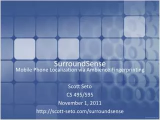 SurroundSense