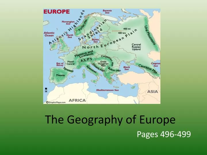 the geography of europe